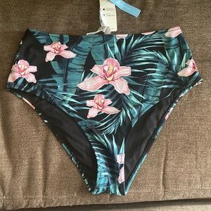 Cupshe floral Bikini bottom
